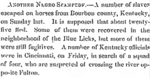 newspaper clipping, black and white text