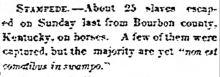 newspaper clipping, black and white text