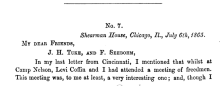 black and white text, letter