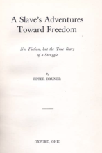 book title page, black and white text