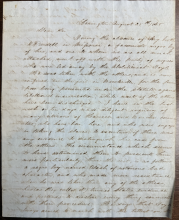 handwritten letter, cursive, photograph of letter