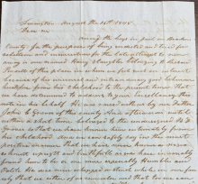 handwritten document, cursive