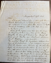 handwritten letter, cursive